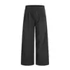 Neoism Primavera Nuevo Exterior Funcional Simple Casual Pantalones de Trabajo para Hombre Pierna Ancha Sueltos Largos K26001