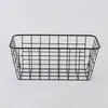 Prateleira de Armazenamento para Cozinha Banheiro Cesta de Armazenamento de Metal Aço Carbono Cesta de Armazenamento com Fundo de Rede para Mesa Cesta de Armazenamento Prateleira de Armazenamento Atacado