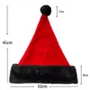 Atacado de Fábrica em Estoque Chapéus de Natal para Adultos e Crianças, Chapéus de Natal de Pelúcia Camada Única/Dupla Espessados e Densamente Tecidos, Decorações de Natal