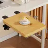 Tablero de extensión de escritorio, escritorio de computadora de oficina, bandeja para teclado, plegable, estante de almacenamiento sin taladro, mesa de extensión de brazo