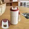 Taza termo para café con pantalla de temperatura, taza termo de agua de regalo, taza de viaje portátil de alta estética, taza simple nueva de acero inoxidable