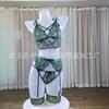 Comércio exterior Europeu e Americano nova lingerie sexy Amazon sexy transparente renda multi-colorido split tentação terno atacado