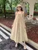 Fábrica de Vestuário Feminino Liquidação Especial Bem-Estar Vestido Feminino Cor Quebrada Genuína Roupas de Verão Atacado