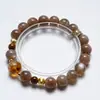[Pulsera de Cristal de Luna Cristal Amarillo Torre Cristalina Azúcar Caramelo para Mujer La Más Fácil de Combinar Pulsera de Regalo Al por Mayor