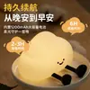 Luz de Grifo de Silicona Lámpara de Noche Panda Luz de Noche para Grifo Lámpara de Mesita de Noche para Dormitorio Recargable y de Enchufe Doble Uso Luz Suave Protección Ocular Lámpara de Ambiente