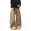 Pantalones de multitud Machete Retro Americano para Hombre y Mujer Primavera cleanfit Pantalones Casuales Rectos Pantalones de Pierna Ancha de Alta Gama