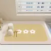 Tapete Escurridor de Agua para Encimera de Cocina Importado de Alemania, Tapete Protector de Tierra de Diatomeas de Secado Rápido, Tapete de Almacenamiento para Estufa y Fregadero