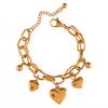 Amor Cuentas Redondas Pulsera Hip Hop Mejor Amiga de Mujer Estilo Frío Pulsera de Temperamento Pulsera de Estudiante Diseño de Nicho de Moda Hombres Moderno Cool