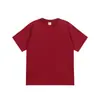 Algodão de Xinjiang 400g Camiseta de Algodão Puro Pesado Manga Curta Solta Branca Pura Camiseta Básica com Camiseta Engrossada para Homens e Mulheres