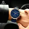 Reloj de Cuarzo Multifuncional Transfronterizo Nuevo para Hombre, Resistente al Agua, Sencillo, Casual, Reloj con Calendario Resistente al Agua