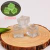 Acessórios de Cola em Creme Acrílico Transparente Cubo de Gelo Materiais Artesanais Gelatina Colorida DIY Pequena Fragrância Cubos de Gelo Artificiais