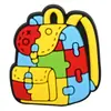 Amazon Serie de Rompecabezas del Autismo Dijes para Zapatos, Accesorios para Zapatos de Goma Blanda de PVC, Hebillas para Zapatos, Decoraciones para Zuecos