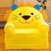 Sofá infantil con bonitos dibujos animados, tatami, sofá cama plegable, pequeño y perezoso, asiento para la siesta del jardín de infantes y el almuerzo.