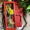 Chaveiro de Ouro Puro 999 para Ano Novo, Riqueza Instantânea, Caixa de Presente, Corrente para Celular, Pingente para Bolsa, Atacado para Presente