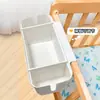 Lixeira para Fraldas de Bebê Cesto Suspenso de Cabeceira Almofada de Fraldas de Cabeceira para Crianças Caixote de Armazenamento de Fraldas Bolsa Bolsa Suspensa Cesto de Armazenamento