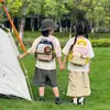 Nueva mochila infantil de estilo coreano con bloques de color, moderna y de gran capacidad, adecuada tanto para niños como para niñas, linda bolsa de mano para estudiante de primaria