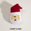 Broche de pelúcia de Natal Árvore de Natal Boneco de neve Veado broche Cachecol do Papai Noel Meias decorações acessórios