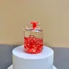 Acessórios para Chaveiro, Contas de Bolha Luminosas, Pequenos Enfeites de Presente, Frasco de Gás Cheio de Óleo, Pingente de Garrafa de Areia Movediça, Pingente de Bolsa