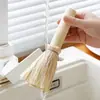 Esfregão de coco para panela para uso na cozinha, esfregão de coco manual de cabo longo, ferramenta de limpeza de panela, escova para lavar louça