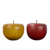 Adornos de Manzana, Accesorios para el Hogar, Talla en Madera de Nanmu, Fruta de Sándalo, Regalos, Accesorios para el Coche, Adornos