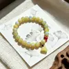 Nuevo Brazalete con Adorno de Mantra Chino de Seis Caracteres Alta Apariencia Estilo Étnico Brazalete Esmaltado Punto Turístico Puesto Callejero Transmisión en Vivo Venta al por Mayor