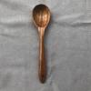 Espátula de Madera con Mango Largo de Teca de Acacia, Espumadera de Madera, Espátula Especial para Sartén Antiadherente, Cucharón Pequeño para Arroz, Antibacterial y Resistente al Moho