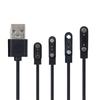 Cable de carga universal para reloj de teléfono para niños, pulsera inteligente, exprimidor de reloj, 4 contactos 2 pines, cable de datos de succión magnética