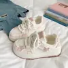 Zapatos de mujer de verano, mocasines de suela gruesa, zapatillas de malla transpirable, perfectos con vestidos, zapatillas blancas únicas, zapatos deportivos casuales