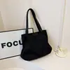 Bolsa de lona transfronteriza, bolsa de mano de gran capacidad, bolso de mano, bolso cruzado para el trabajo, bolso de hombro, bolso tipo cubo nicho coreano