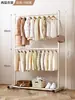 Perchero de Pie para Almacenamiento en Dormitorio, Colgador de Ropa Doméstico para Interiores, Tendedero de Balcón