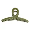 Pinza Grande Brillante Coreana con Forma de Cruz de Alto Acabado, Elegante Pasador para Mujer, Pinza de Tiburón Versátil Mate para Salir