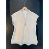 Colete Esportivo de Trigo Cor de Damasco com Decote em V para Homens, Camiseta Sem Mangas de Verão Estilo Americano de Alta Resistência, Regata Solta