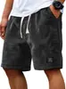 2026 Nuevos Pantalones Cortos Casuales de Waffle Transfronterizos para Hombre Verano Sueltos Transpirables Pantalones de Cinco Puntos Estilo Americano Ropa Moderna para Hombre