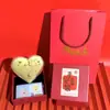Popular Oro Puro 999 Exquisito de Gama Alta de Shuibei Regalo del Día de San Valentín Chino Declaración de Amor Regalo de Amor para Amigos Hombres y Mujeres Venta al por Mayor