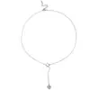 Amazon transfronterizo collar de cordón con colgante de amor todo a juego cadena para clavícula de moda elegante para mujer regalo de vacaciones