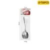 Amazon Transfronterizo Shangchao 6 Piezas Vajilla de Acero Inoxidable Cuchillo y Tenedor Cuchara Hotel Cuchillo y Tenedor para Steak Occidental Traje de 24 Piezas