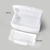 Caja de desinfección de color sólido n.° 2, caja de herramientas para uñas, limpieza con alcohol, caja de limpieza portátil y extraíble