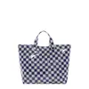 Bolso de Mano para Carta Transfronteriza 2026 Modelo Nuevo Transparente Simple Gran Capacidad Bolso de Mano Retro Cuadros Bolso de Mujer