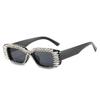 Gafas de Sol Personalizadas, Versátiles Gafas Pequeñas Cuadradas con Diamantes, Gafas de Sol Hechas a Mano Coloridas y Originales con Diamantes para Mujer