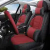 Nuevo Cojín de Asiento de Coche de Cuero Completo, Universal para Todas las Estaciones, Cojín de Asiento de Coche Totalmente Cubierto, Ventilado y Transpirable, Funda de Asiento de una Sola Pieza de Cuero Completo