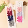 Pinza para el Pelo Estilo Ballet de Niña con Mariposa, Pinza con Borde de Tela para Bolso, Adorno para la Cabeza de Bebé, Tela Coreana de Venta Caliente Transfronteriza, Doble Capa, Perla