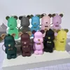Lindo Llavero de Oso Llavero para Llaves de Coche Estudiante Lindo Colgante para Mochila Nuevo Llavero de Oso Violento de Dibujos Animados