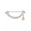 Sorriso Curativo Broche Requintado Antirreflexo Fivela Simples Combina com Tudo Mini Acessórios de Terno Alfinete de Colarinho de Camisa