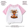 2025 Nueva Camiseta de Manga Raglán Sprunki Music Rhythm Box Ropa para Niños Verano Tops para Niños y Niñas
