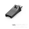 Leitor de Cartão Dupla Porta Metal Usb2.0/Type-C2.0 Adaptador Portátil com Luz de Respiração Adaptador para Cartão SD Typec
