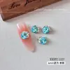 Alta Transparência K9 Base Quadrada Multifacetada Sem Fundo Pedras Strass Empilhadas Decorações para Unhas Bolas de Cristal Coloridas Multifacetadas Strass Strass Empilhados para Unhas