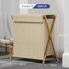 Xyt Canasta de Ropa Sucia de Madera Maciza para el Hogar Canasta de Ropa Sucia Almacenamiento para Lavandería Canasta de Ropa Plegable Grande Recolección de Ropa Sucia para el Baño