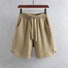 Shorts Masculinos 2025 Verão Novo Roupa de Trabalho Esportivo Casual Shorts Soltos Jovens Masculino e Feminino Mesmo Estilo Calças Cinco Pontos