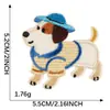 Dachshund Lindo Estilo Coreano Autoadhesivo Bordado en Tela Decoración DIY Funda de Teléfono Bordado Accesorios de Ropa Parche de Tela