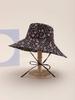 Sombrero de Cubo Plegable con Estampado Digital para Turismo de Playa Transfronterizo Sombrero Protector Solar para Mujer